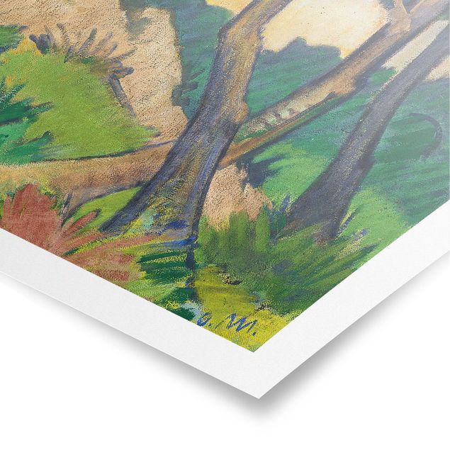 Kunstdrucke Poster Otto Mueller - Landschaft