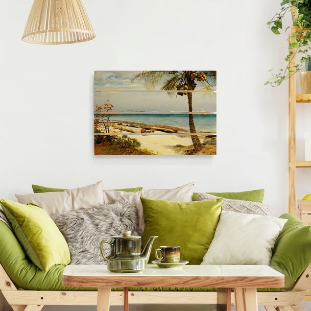 Romantik Bilder Albert Bierstadt - Küste in den Tropen