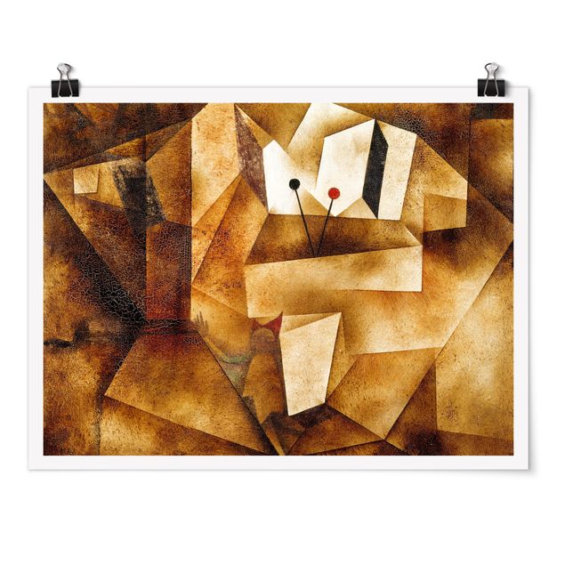 Poster abstrakt Paul Klee - Paukenorgel