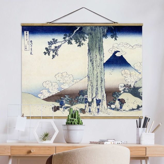 Wandbilder Berlin Katsushika Hokusai - Mishima Pass in der Provinz Kai