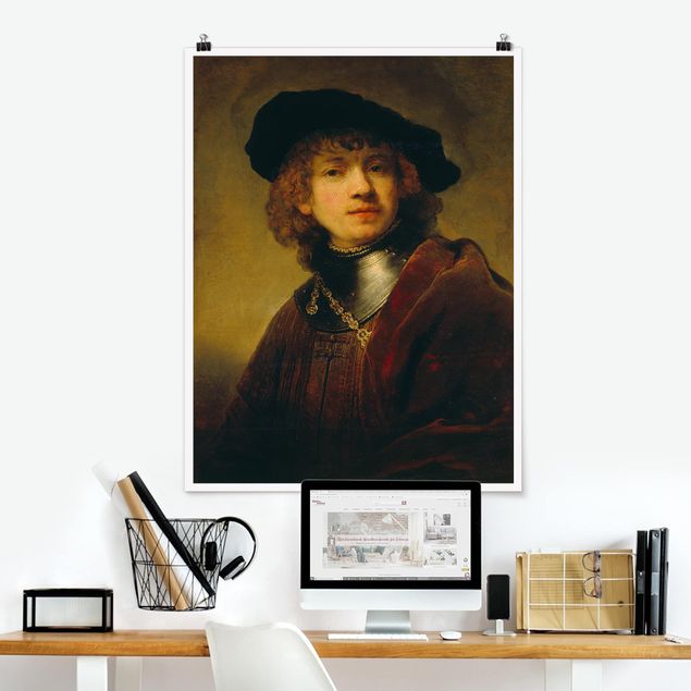 Barock Bilder Rembrandt van Rijn - Selbstbildnis