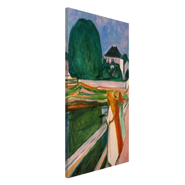 expressionistische Kunstdrucke Edvard Munch - Weiße Nacht