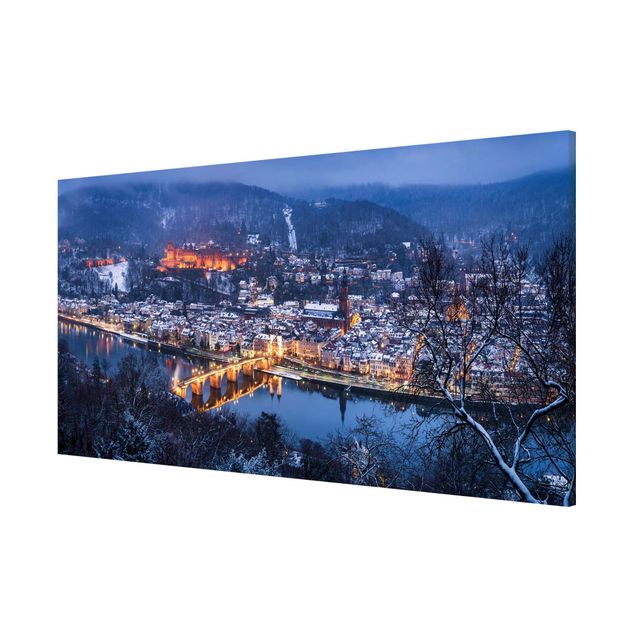 Wandbilder Architektur & Skyline Winterliches Heidelberg
