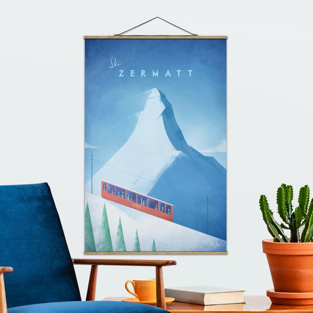 Küche Dekoration Reiseposter - Zermatt