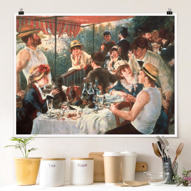 Wanddeko Küche Auguste Renoir - Das Frühstück der Ruderer