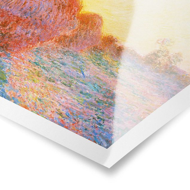 Natur Poster Claude Monet - Strohschober