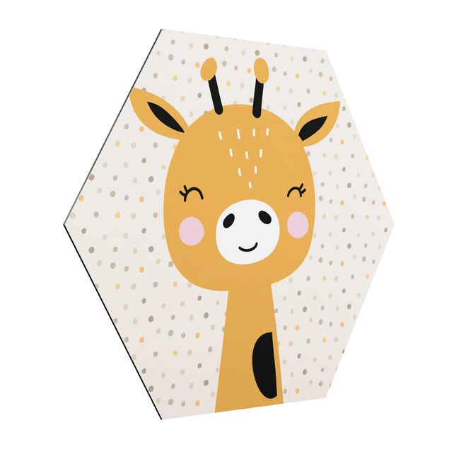 Wandbilder Tiere Baby Giraffe