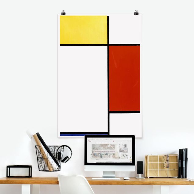 Küchen Deko Piet Mondrian - Komposition I
