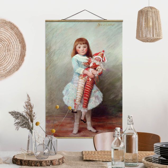 Küchen Deko Auguste Renoir - Suzanne mit Harlekinpuppe
