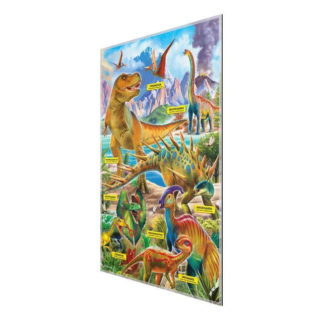 Wandbilder Tiere Die Dinosaurierarten