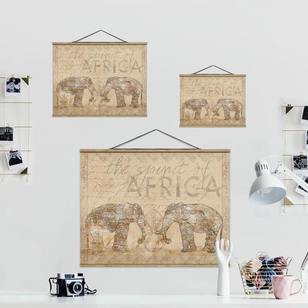 Bilder Andrea Haase Vintage Collage - Spirit of Africa