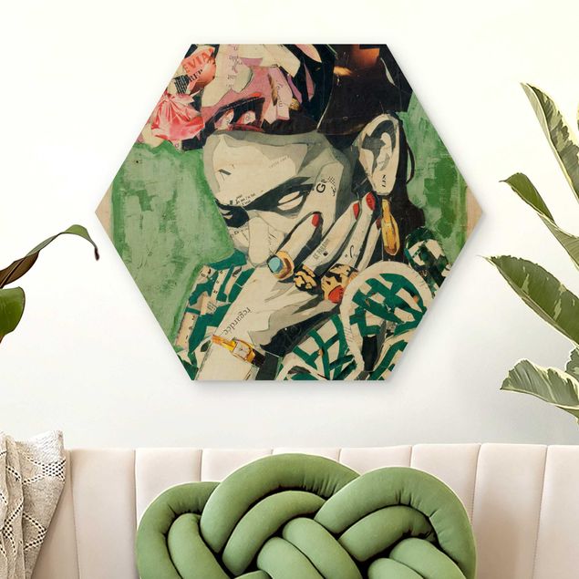 Küchen Deko Frida Kahlo - Collage No.3