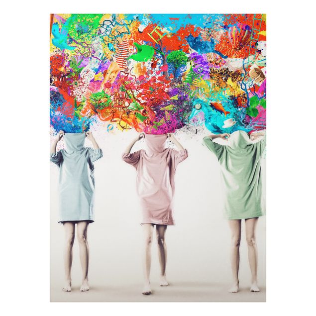 Wandbilder Muster Brain Explosions