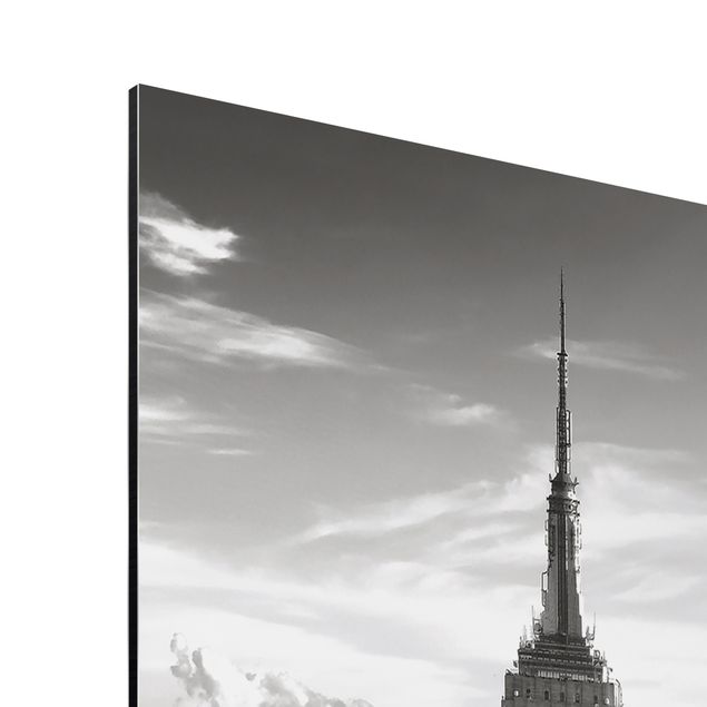 Wandbilder Schwarz-Weiß Manhattan Skyline Panorama
