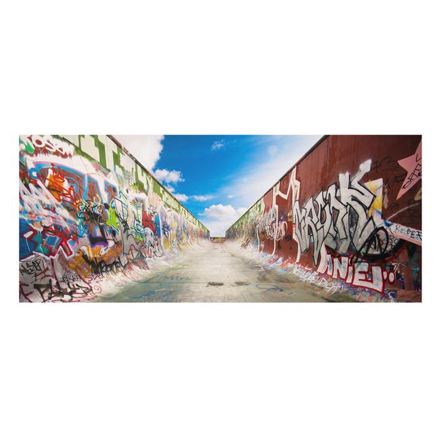 Wandbilder 3D Skate Graffiti