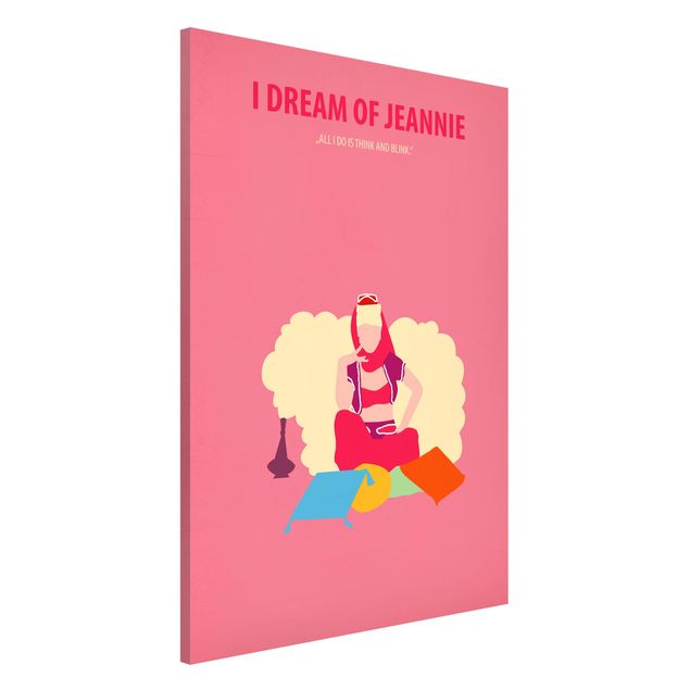Wanddeko Küche Filmposter I dream of Jeannie