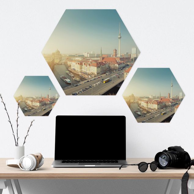 Hexagon Bild Forex - Berlin am Morgen