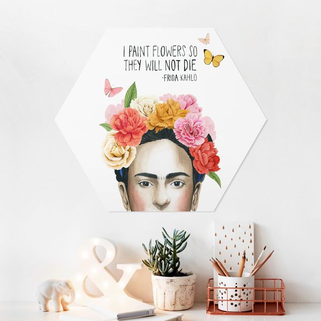 Wandbilder Floral Fridas Gedanken - Blumen