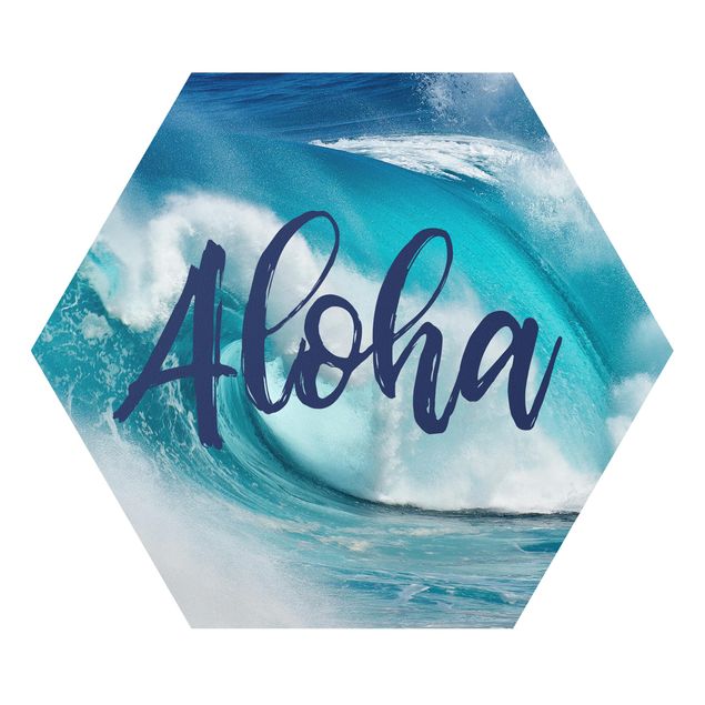 Wandbilder Blau Aloha
