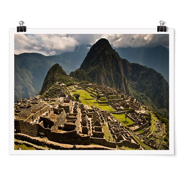 Poster Skyline Machu Picchu