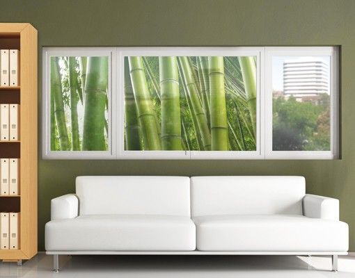 Blumen Fensterbilder Bamboo
