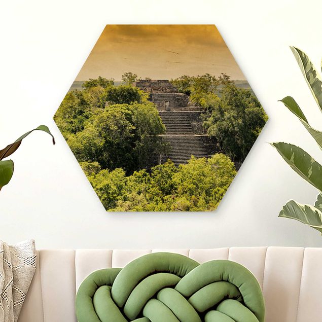 Küche Dekoration Pyramide von Calakmul