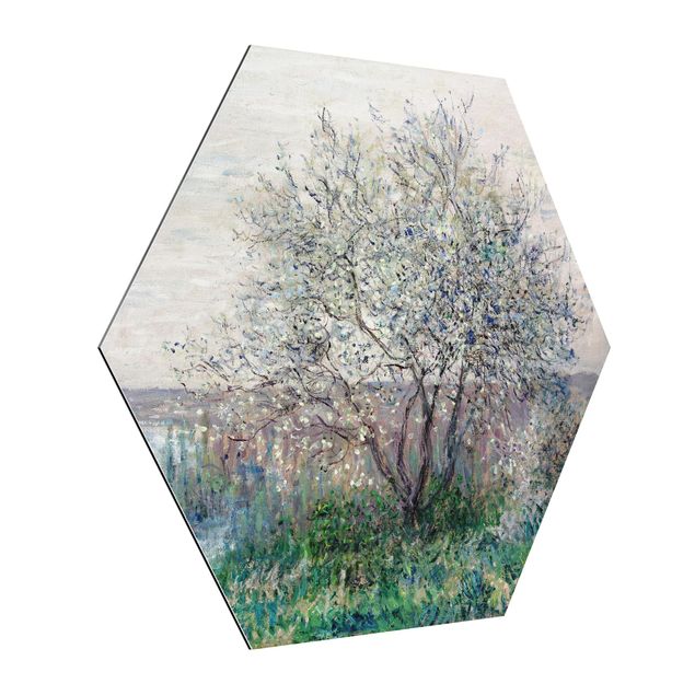 Wandbilder Bäume Claude Monet - Frühlingsstimmung