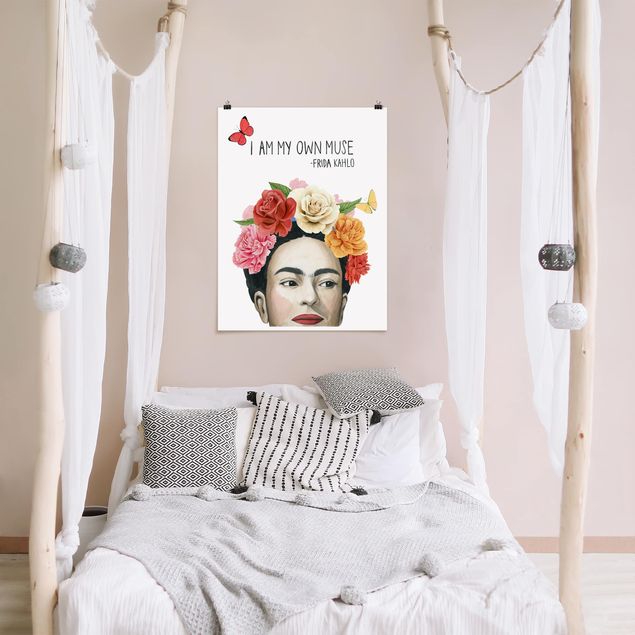 Wandbilder Floral Fridas Gedanken - Muse