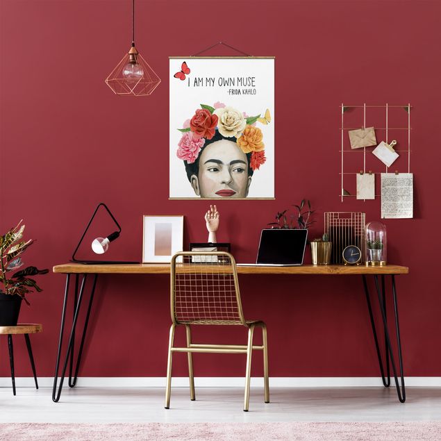 Wandbilder Blumen Fridas Gedanken - Muse