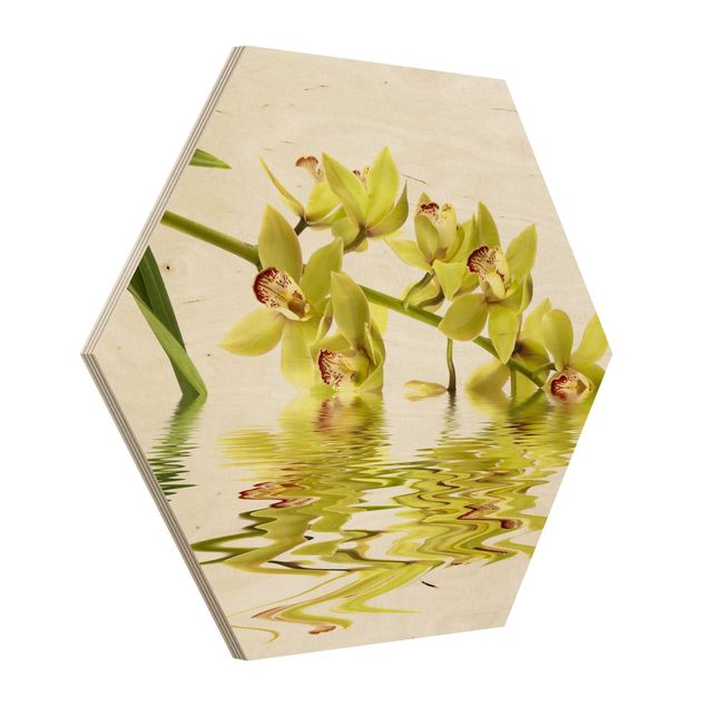 Holzbilder Elegant Orchid Waters