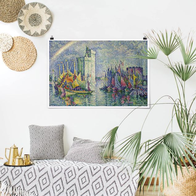 Kunststil Pointillismus Paul Signac - Regenbogen über La Rochelle