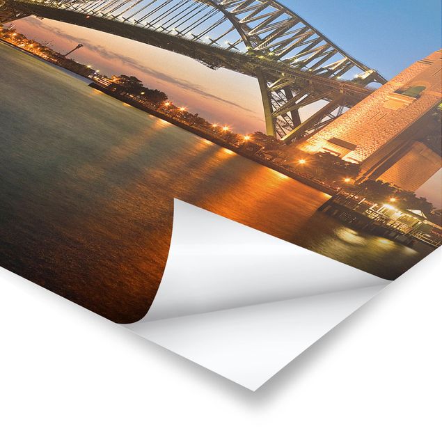 Poster bestellen Harbour Brücke in Sydney