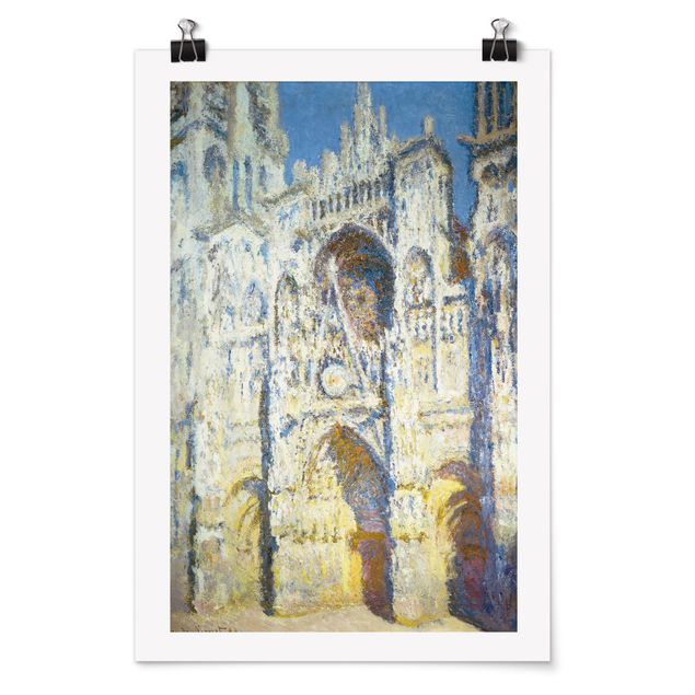 Poster Kunstdruck Claude Monet - Kathedrale von Rouen