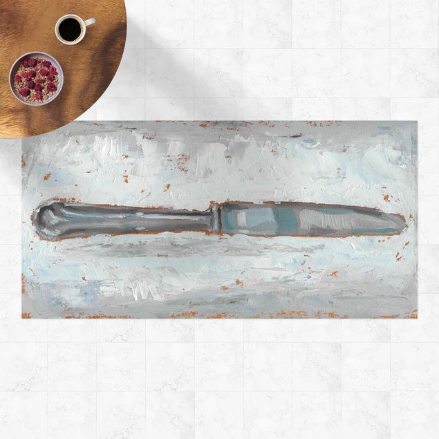 Outdoor Teppich Impressionistisches Besteck - Messer