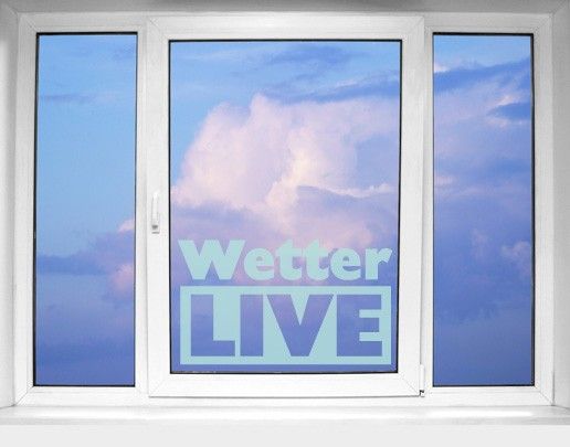 Fenstersticker No.UL463 Wetter Live