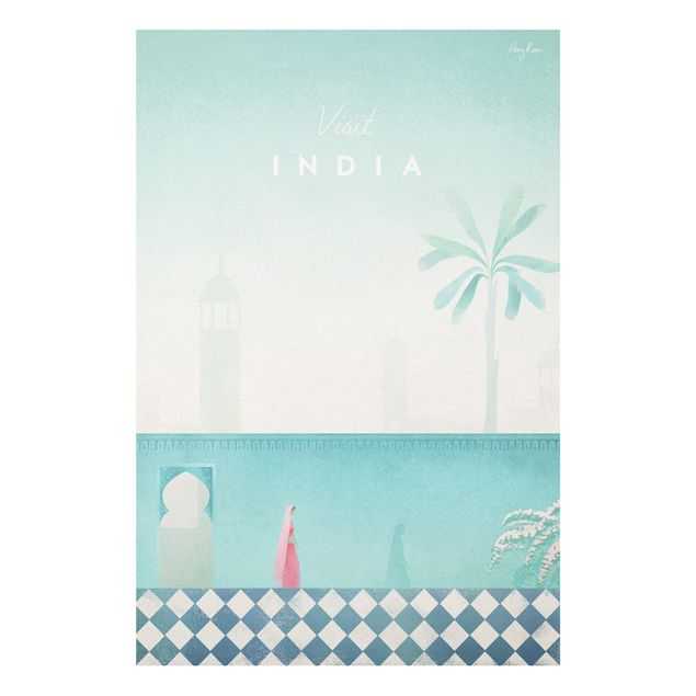 Wanddeko Küche Reiseposter - Indien