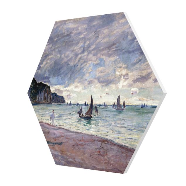 Wandbilder Meer Claude Monet - Küste von Pourville