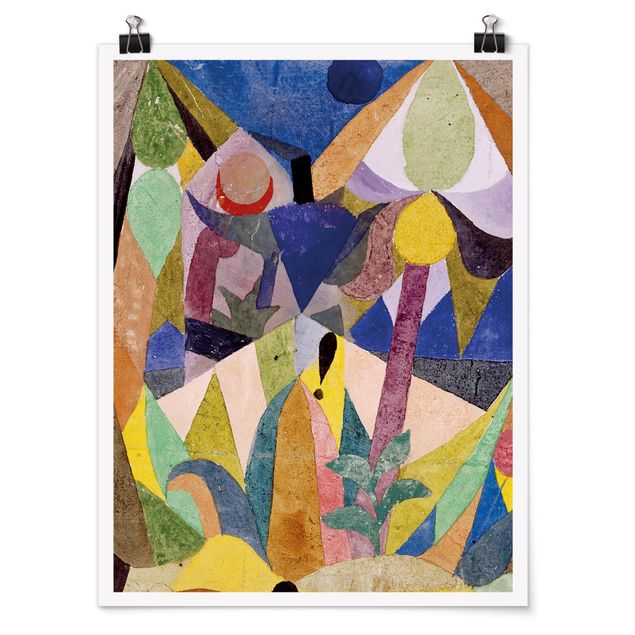 Kunstdrucke Poster Paul Klee - Mildtropische Landschaft