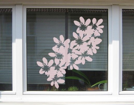 Fenstersticker No.UL11 Blüten