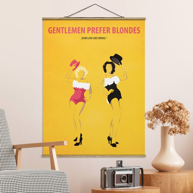 Wanddeko Küche Filmposter Gentlemen Prefer Blondes