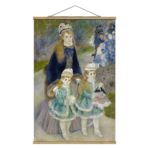 Wandbilder Kunstdrucke Auguste Renoir - Mutter und Kinder