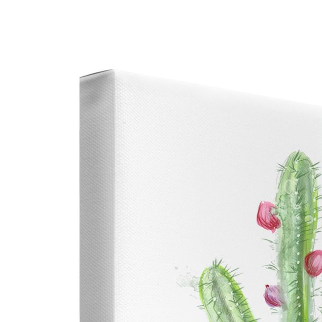 Leinwandbilder kaufen Kaktus mit Bibelvers Set I