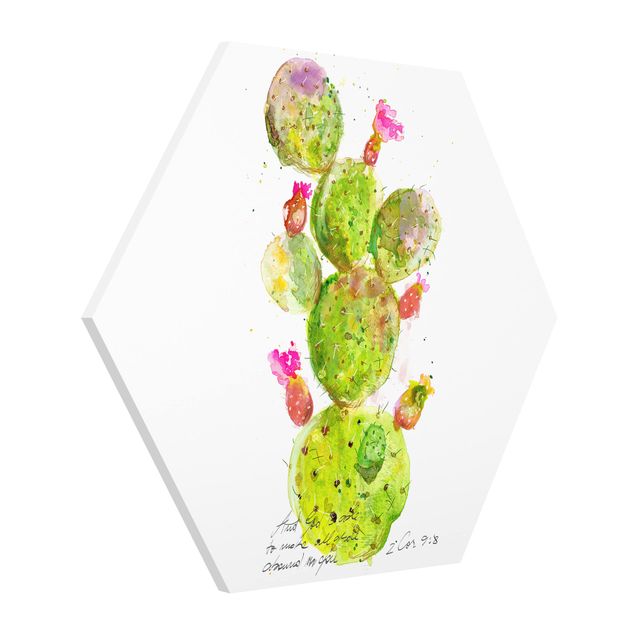Wandbilder Spirituell Kaktus mit Bibelvers III