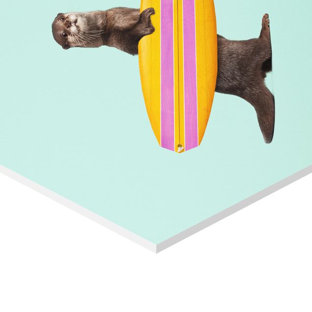 Jonas Loose Bilder Otter mit Surfbrett