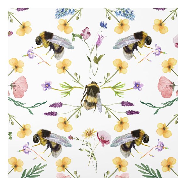 Uta Naumann Bilder Bienen mit Blumen