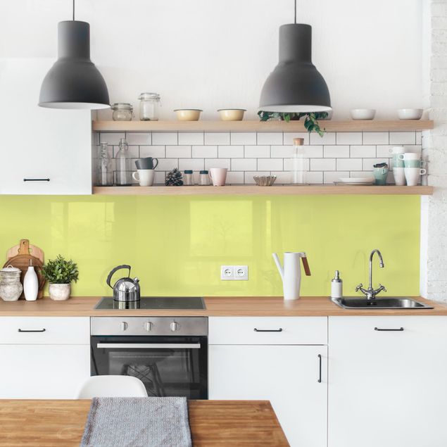 Glasrückwand Küche Pastellgrün