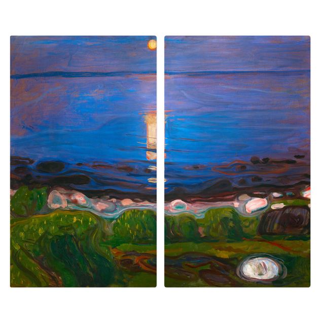 Edvard Munch Bilder Edvard Munch - Sommernacht am Meeresstrand