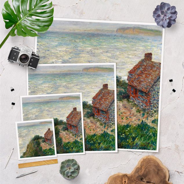 Wandbilder Meer Claude Monet - Fischerhaus Petit Ailly