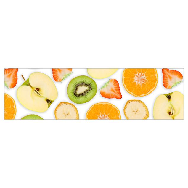 Küchenrückwand - Bunter Obst Mix