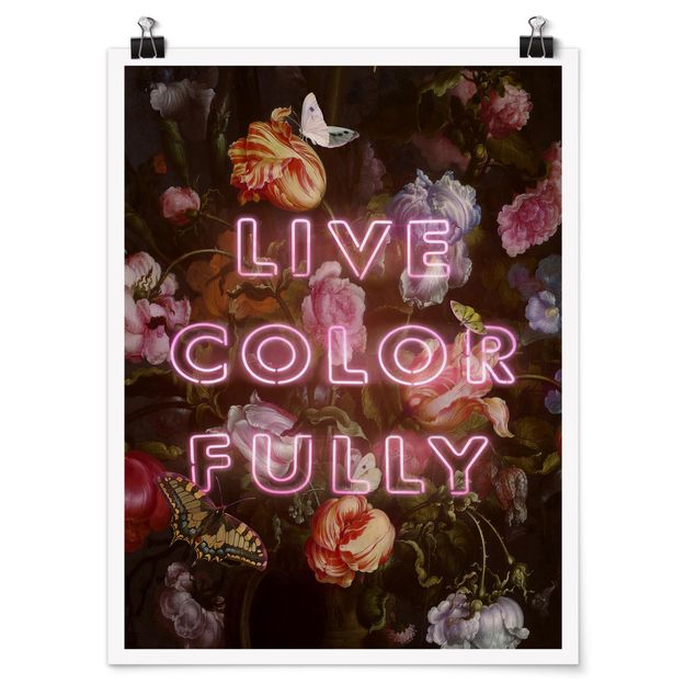 Kunstdrucke Poster Live Color Fully